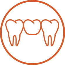 graphic of dental bridges