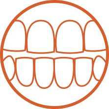 graphic of dentures